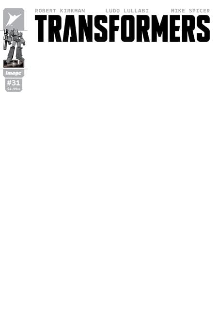 Image Comics NEW THIS WEEK TRANSFORMERS #31 CVR G BLANK SKETCH VAR (VF/NM)