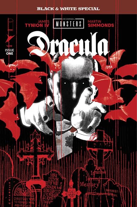 Image Comics NEW THIS WEEK UNIVERSAL MONSTERS DRACULA BLACK & WHITE SPECIAL #1 (OF 2) CVR B MARK CHIARELLO VAR (MR)
