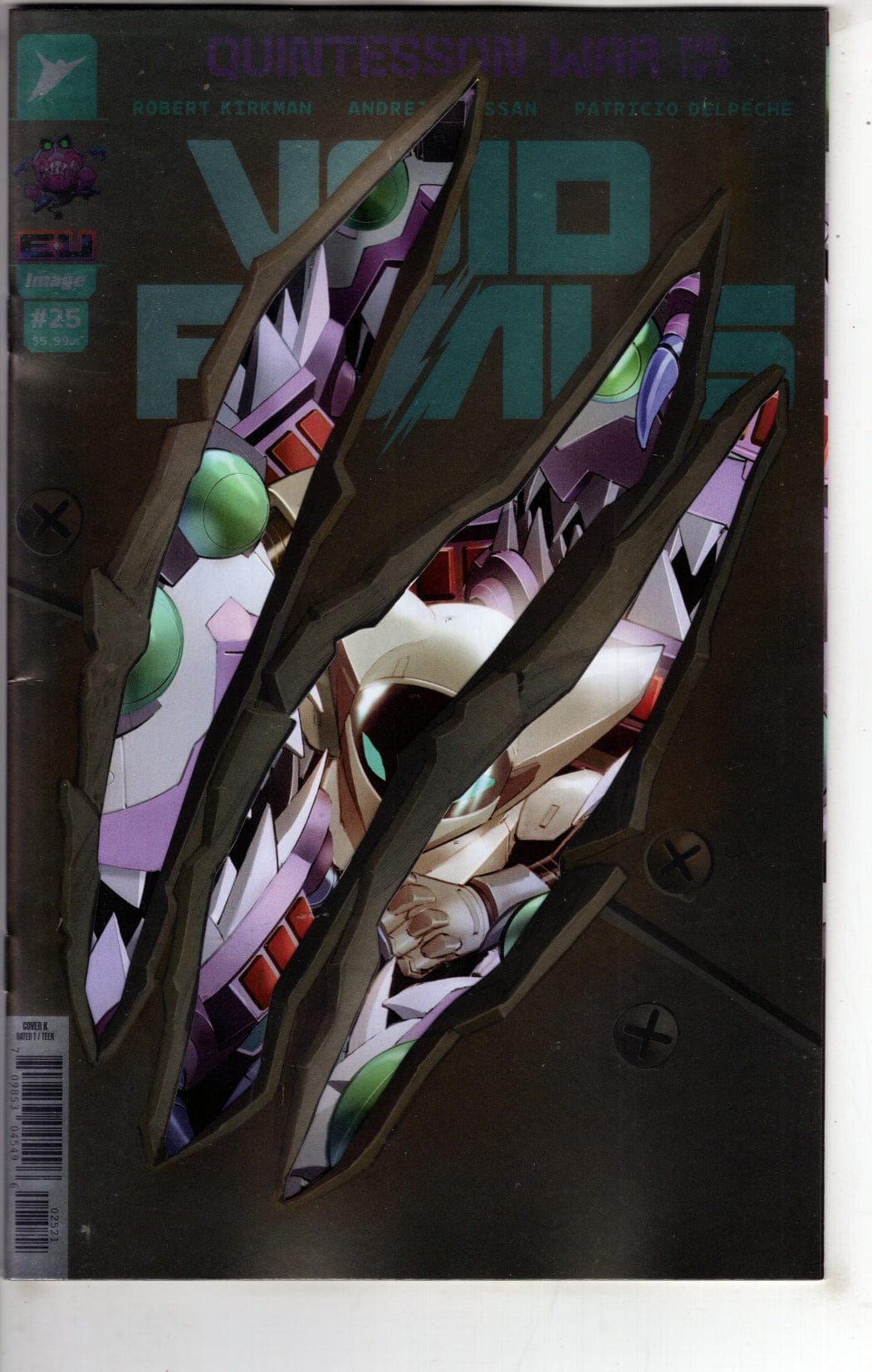 Image Comics NEW THIS WEEK VOID RIVALS #25 CVR K ERIC CANETE FOIL DIE CUT VAR