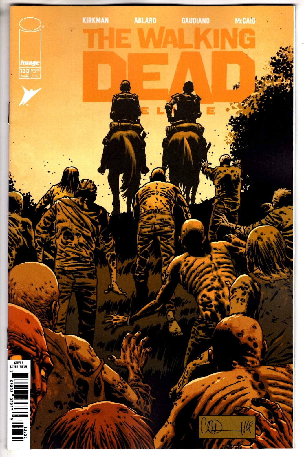 Image Comics NEW THIS WEEK WALKING DEAD DELUXE #133 CVR B (MR) (VF/NM)