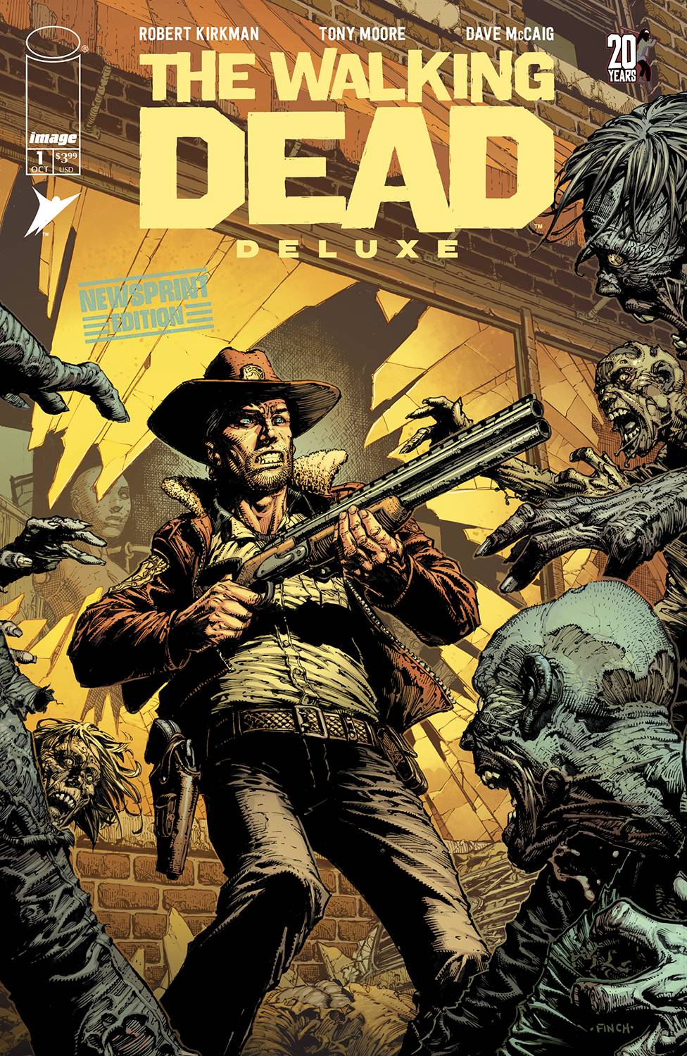 IMAGE COMICS WALKING DEAD DELUXE #1 NEWSPRINT ED (ONE-SHOT) (MR)