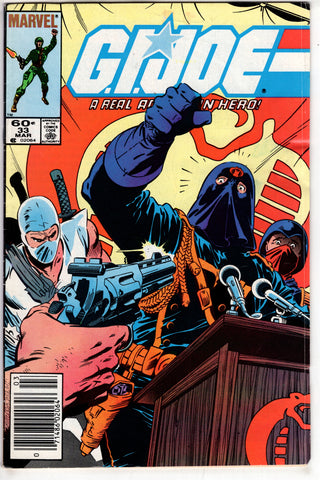 G.I. Joe, A Real American Hero (1982 series) #33 - Packrat Comics