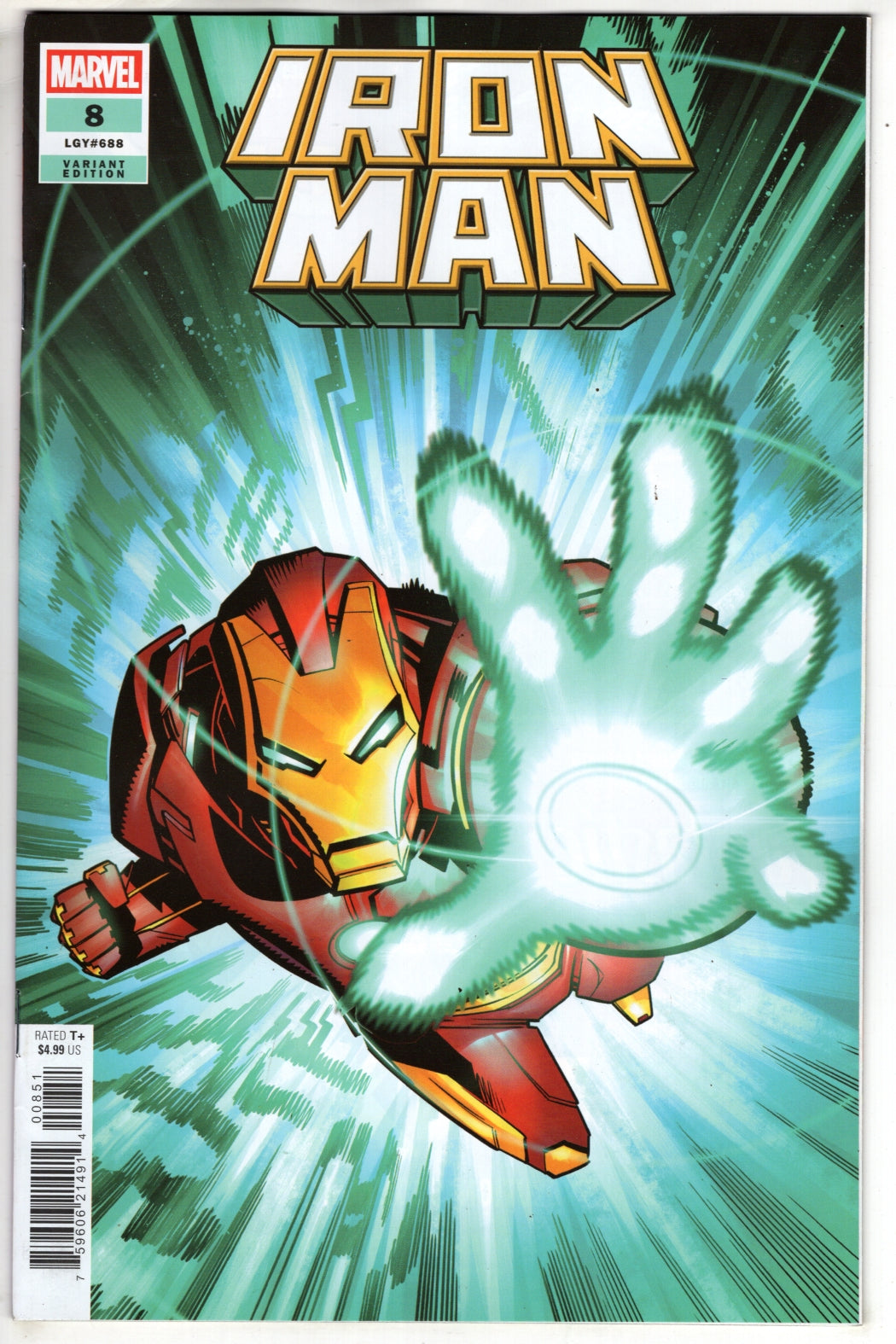 IRON MAN #8 ATHILA FABBIO VARIANT (VF/NM)