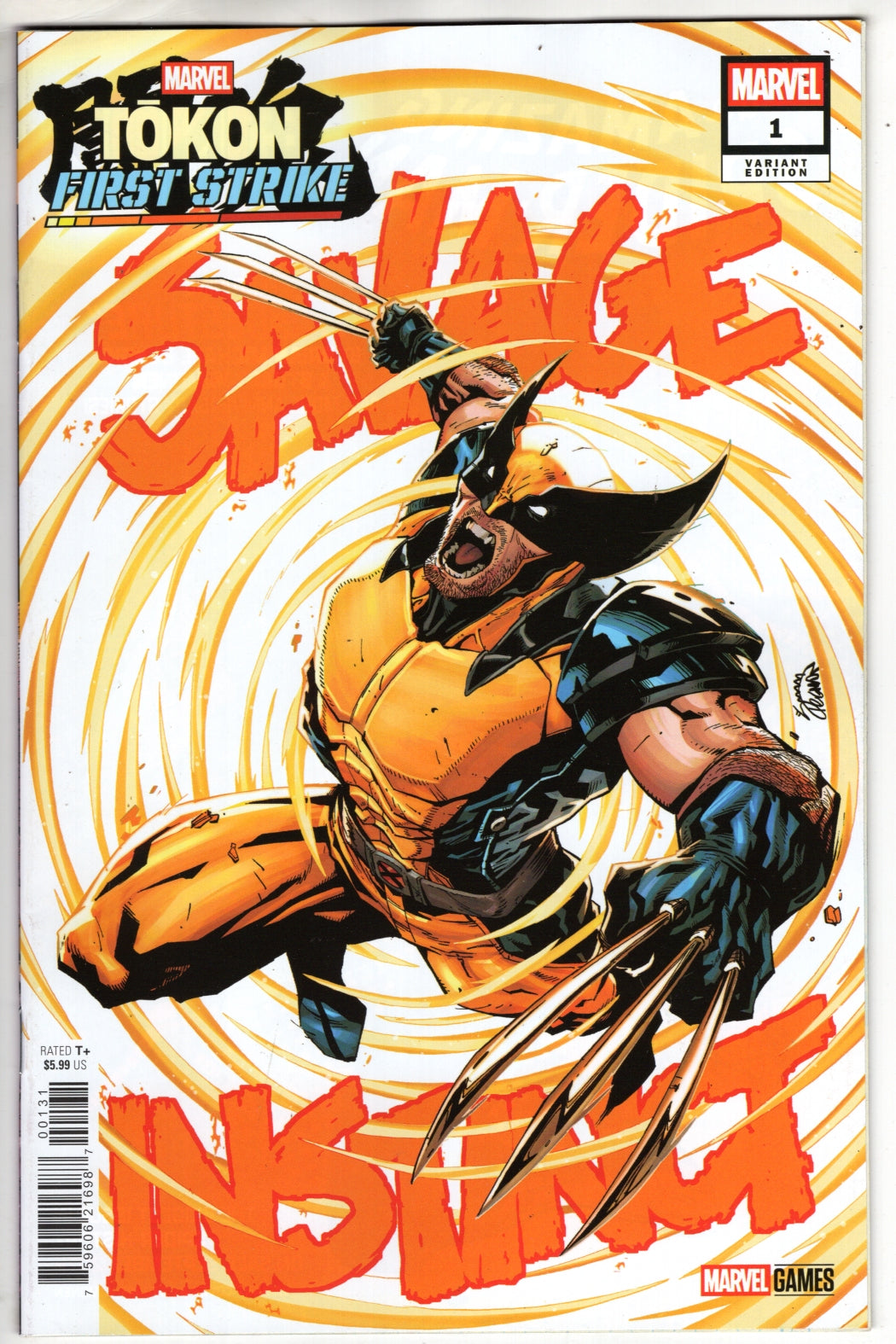 MARVEL TOKON: FIRST STRIKE #1 RYAN STEGMAN VARIANT (VF/NM)