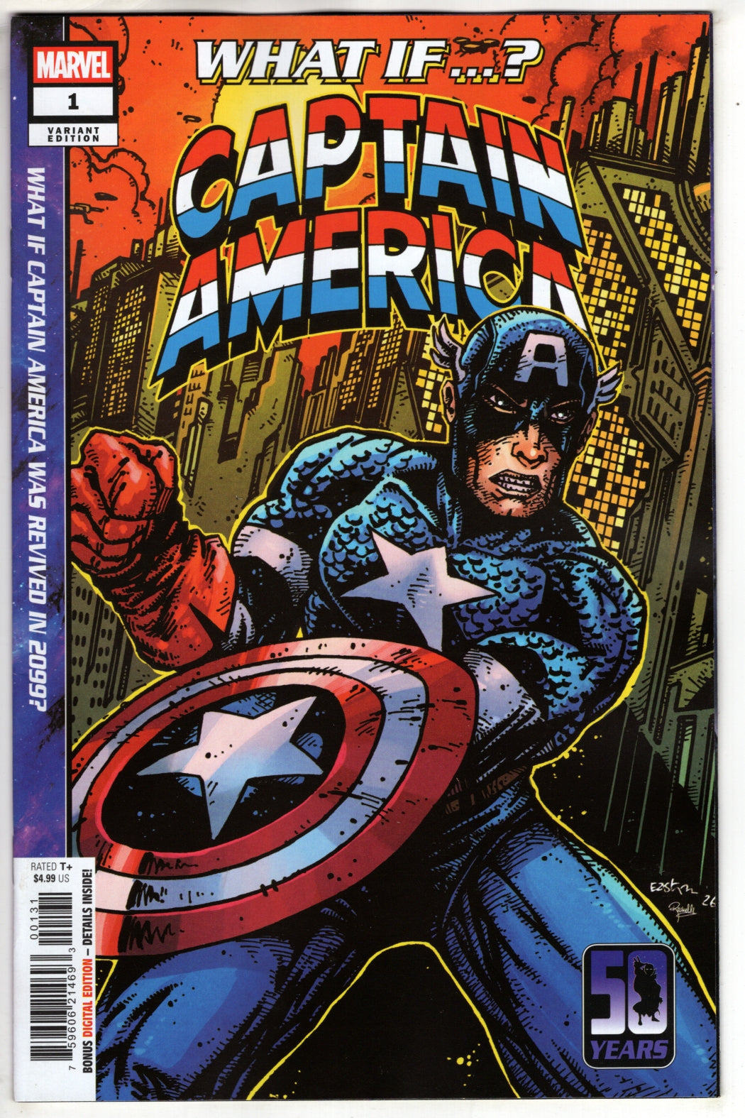 WHAT IF...? CAPTAIN AMERICA #1 KEVIN EASTMAN VARIANT (VF/NM)