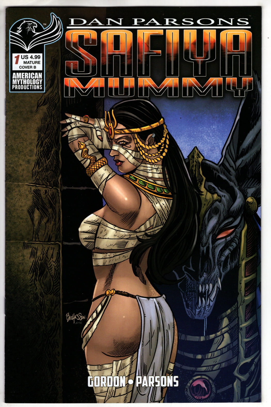 DAN PARSONS SAFIYA MUMMY #1 CVR B BUZ HASSON VAR (MR) (VF/NM)
