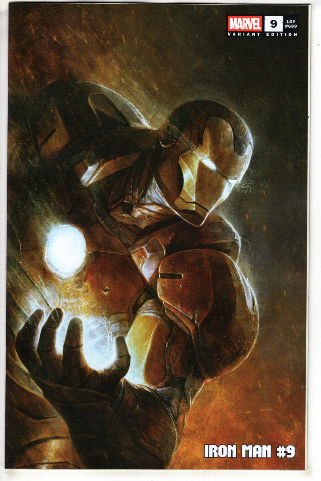 IRON MAN #9 DAVE RAPOZA VARIANT (VF/NM)