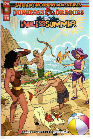 IDW ENDLESS SUMMER D&D SAT MORNING ADV CVR A LEVINS - Packrat Comics