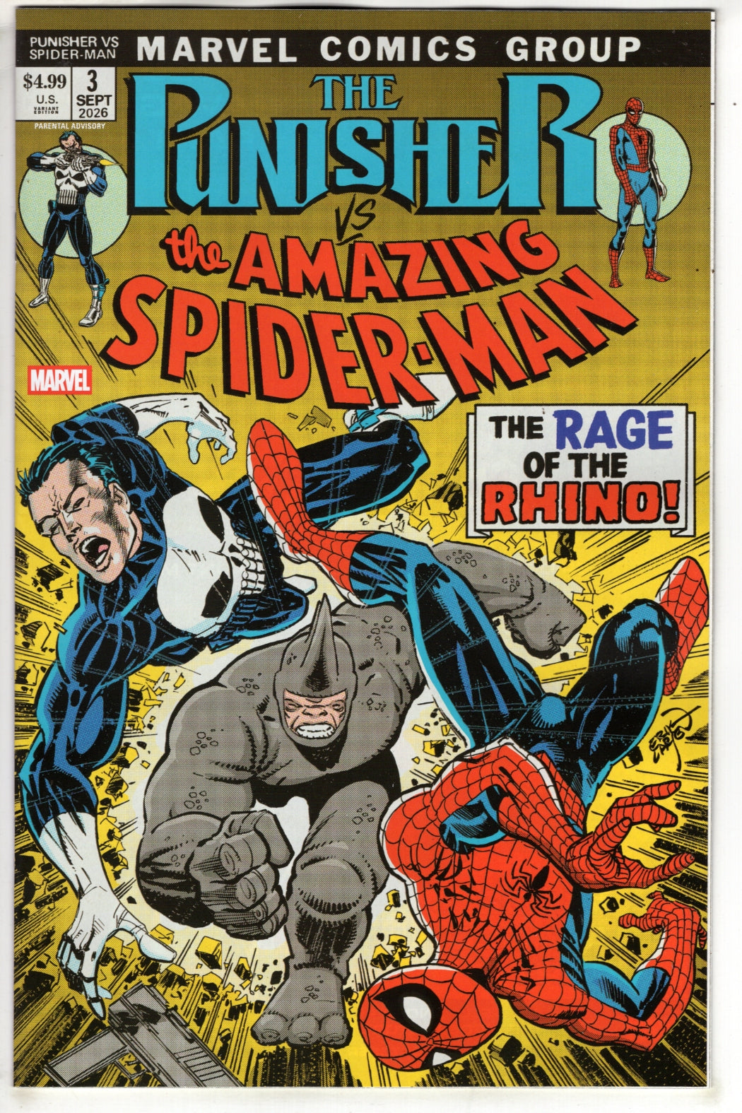 PUNISHER VS. SPIDER-MAN #3 ERIK LARSEN VARIANT (VF/NM)