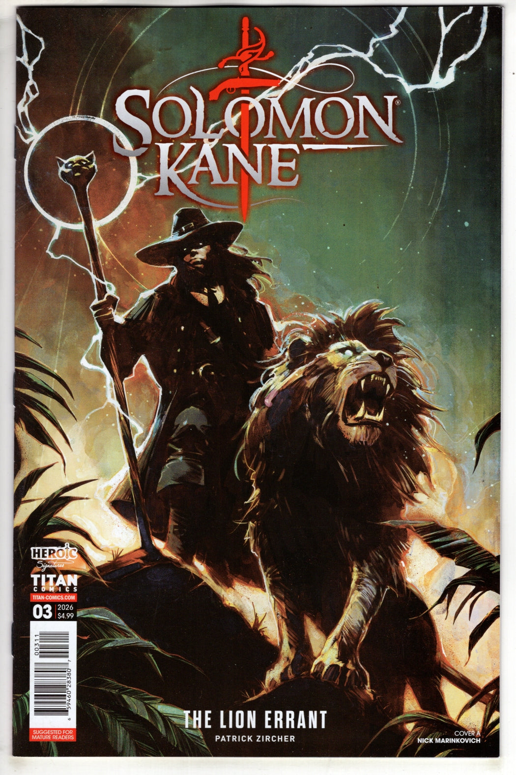 SOLOMON KANE THE LION ERRANT #3 (OF 4) CVR A NICK MARINKOVICH (MR) (VF/NM)
