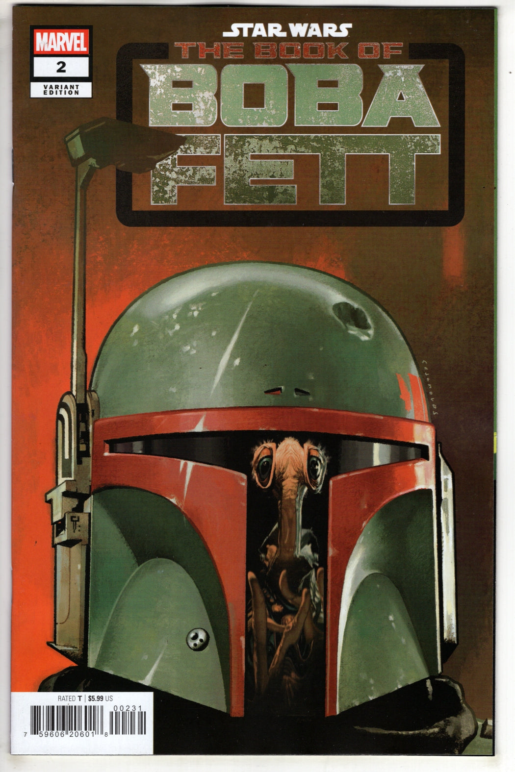 STAR WARS: THE BOOK OF BOBA FETT #2 JOSEMARIA CASANOVAS VARIANT (VF/NM)