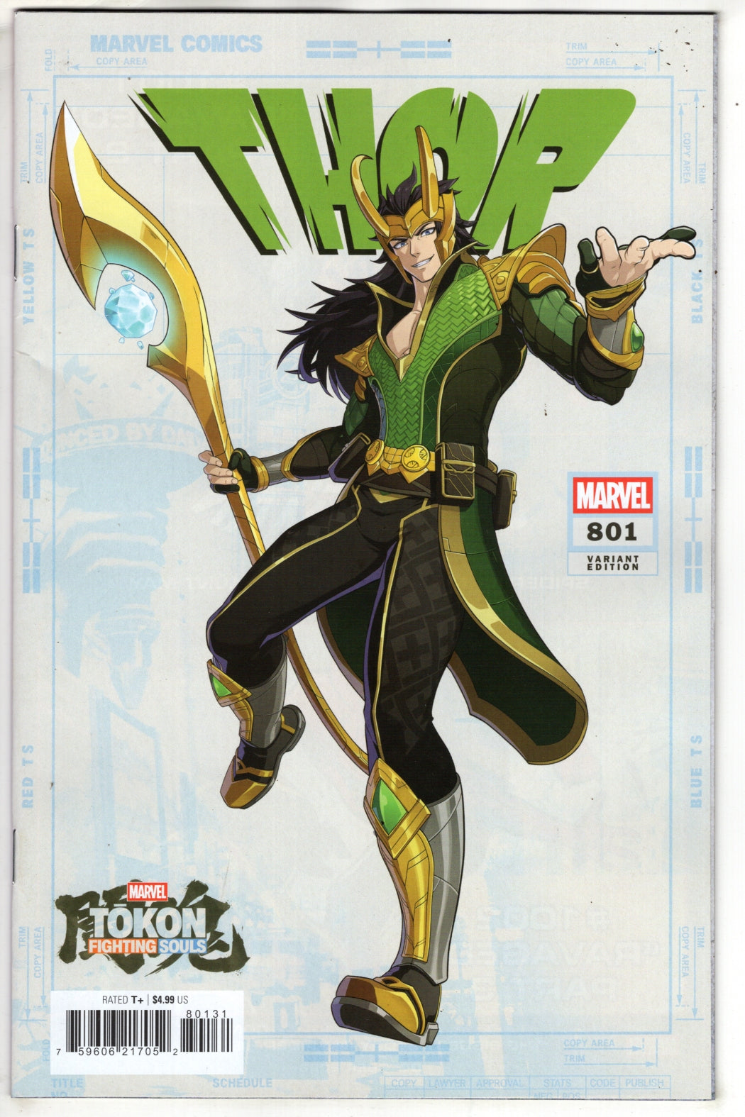 THOR #801 MARVEL TOKON: FIGHTING SOULS VARIANT (VF/NM)