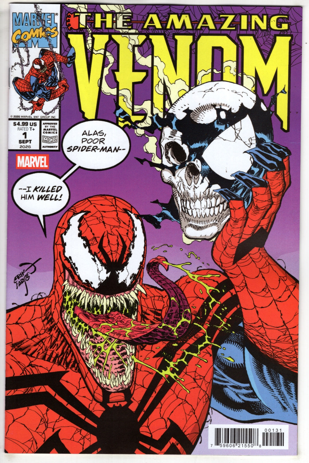 THE AMAZING VENOM #1 ERIK LARSEN HOMAGE VARIANT (VF/NM)