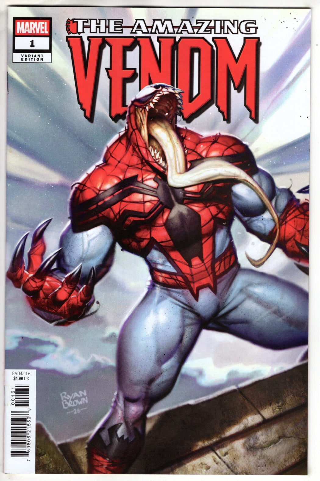THE AMAZING VENOM #1 RYAN BROWN VARIANT (VF/NM)