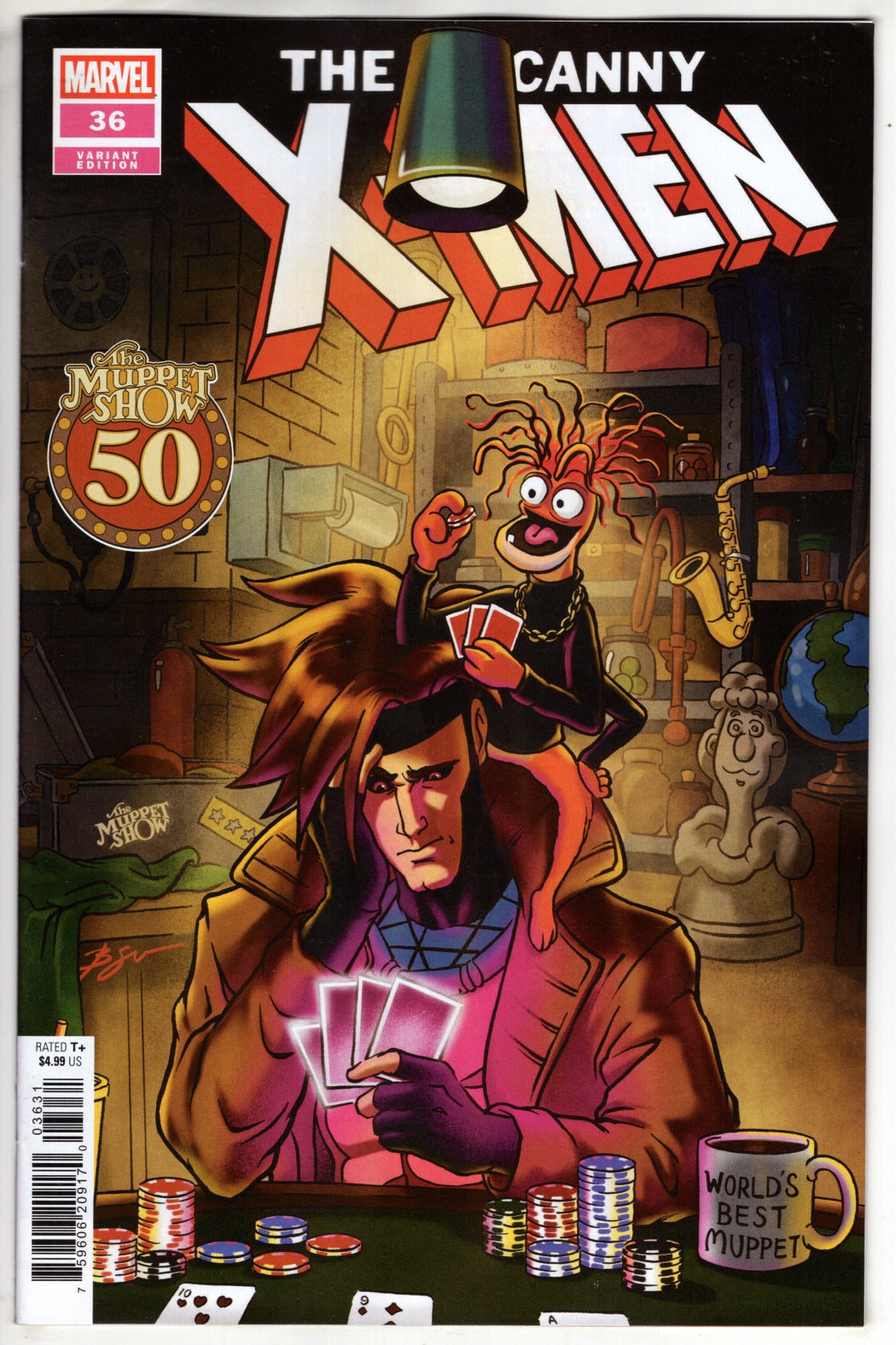 UNCANNY X-MEN #36 BEN SU MUPPETS VARIANT (VF/NM)