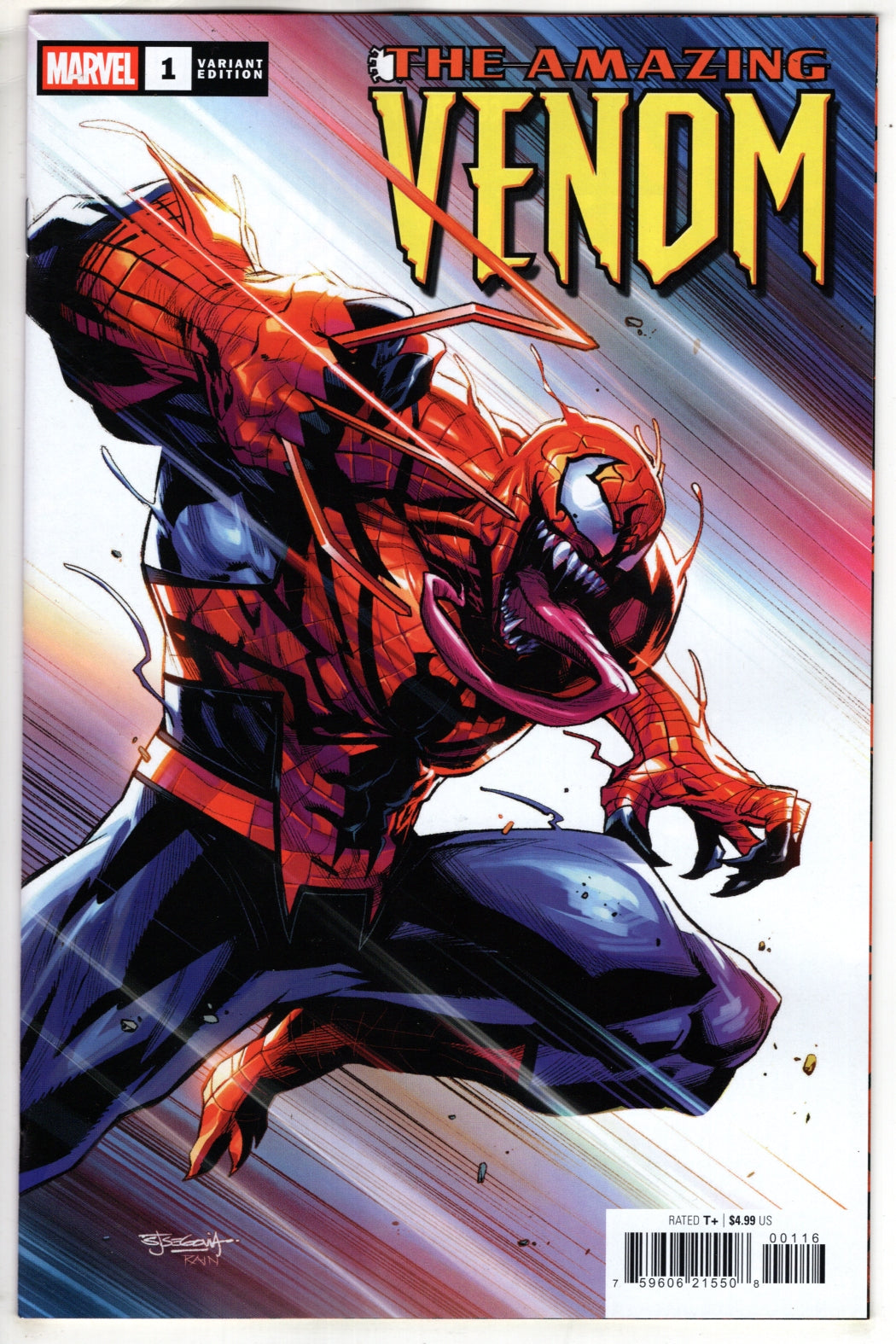 THE AMAZING VENOM #1 STEPHEN SEGOVIA VARIANT (VF/NM)