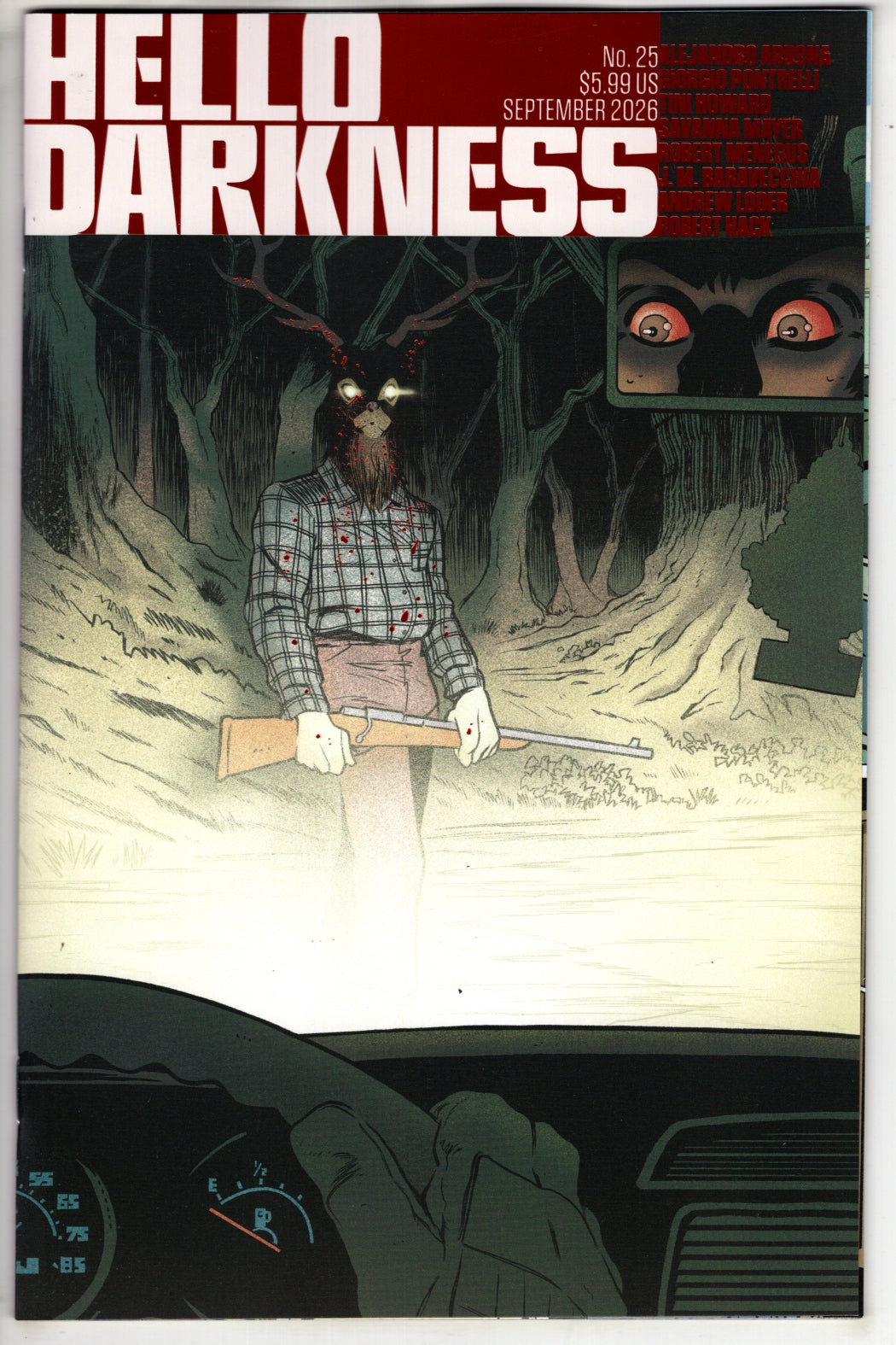 Hello Darkness #25 F 1:15 INCV Blood Foil Variant (Dressed, Foil, Boss) (VF/NM)