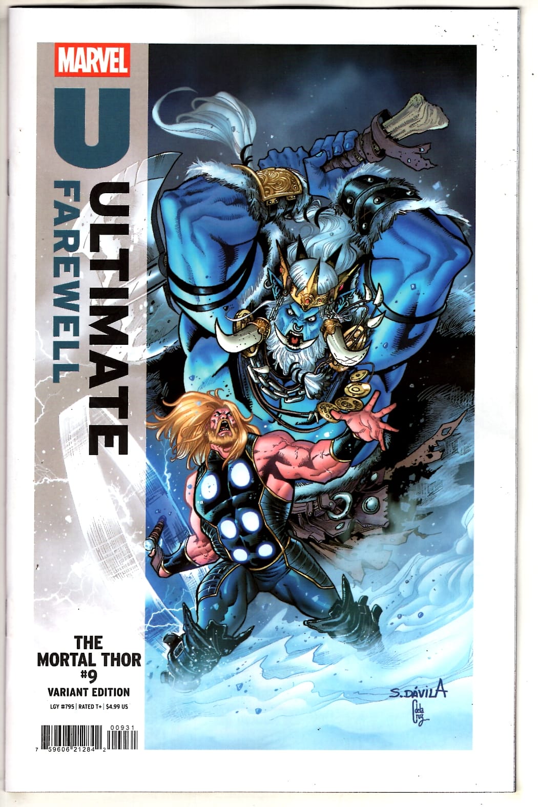 Marvel NEW THIS WEEK MORTAL THOR #9 SERGIO DAVILA ULTIMATE FAREWELL VARIANT (VF/NM)
