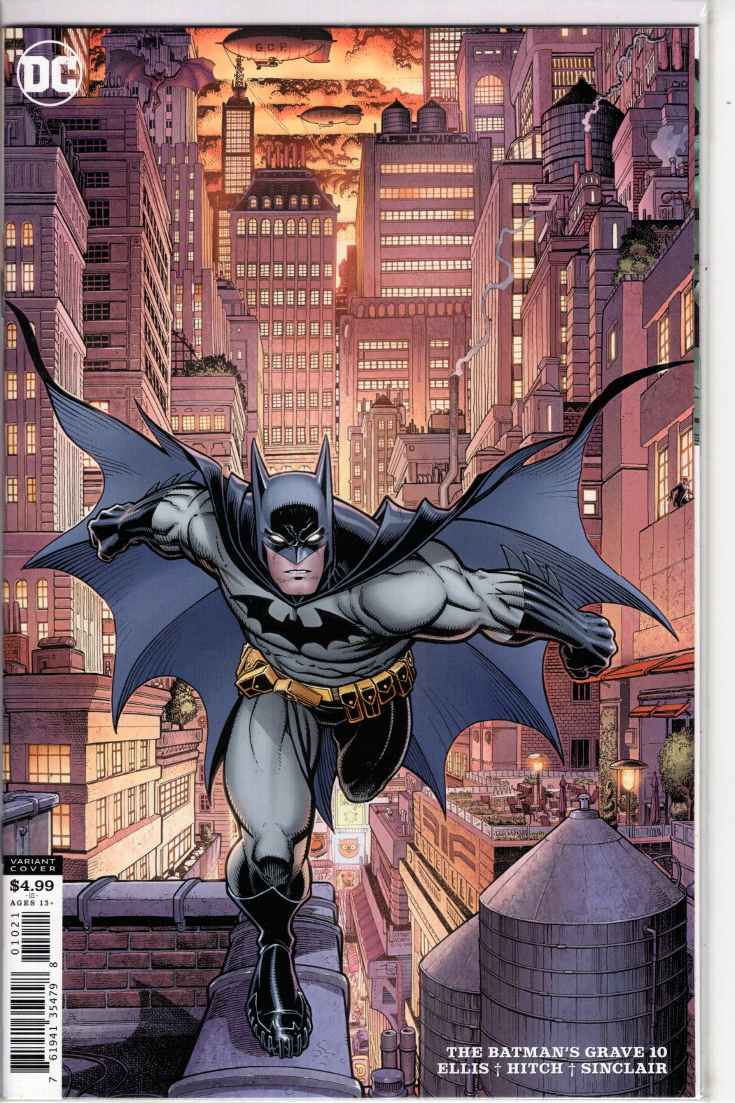 BATMANS GRAVE #10 CVR B ARTHUR ADAMS VAR VF/NM