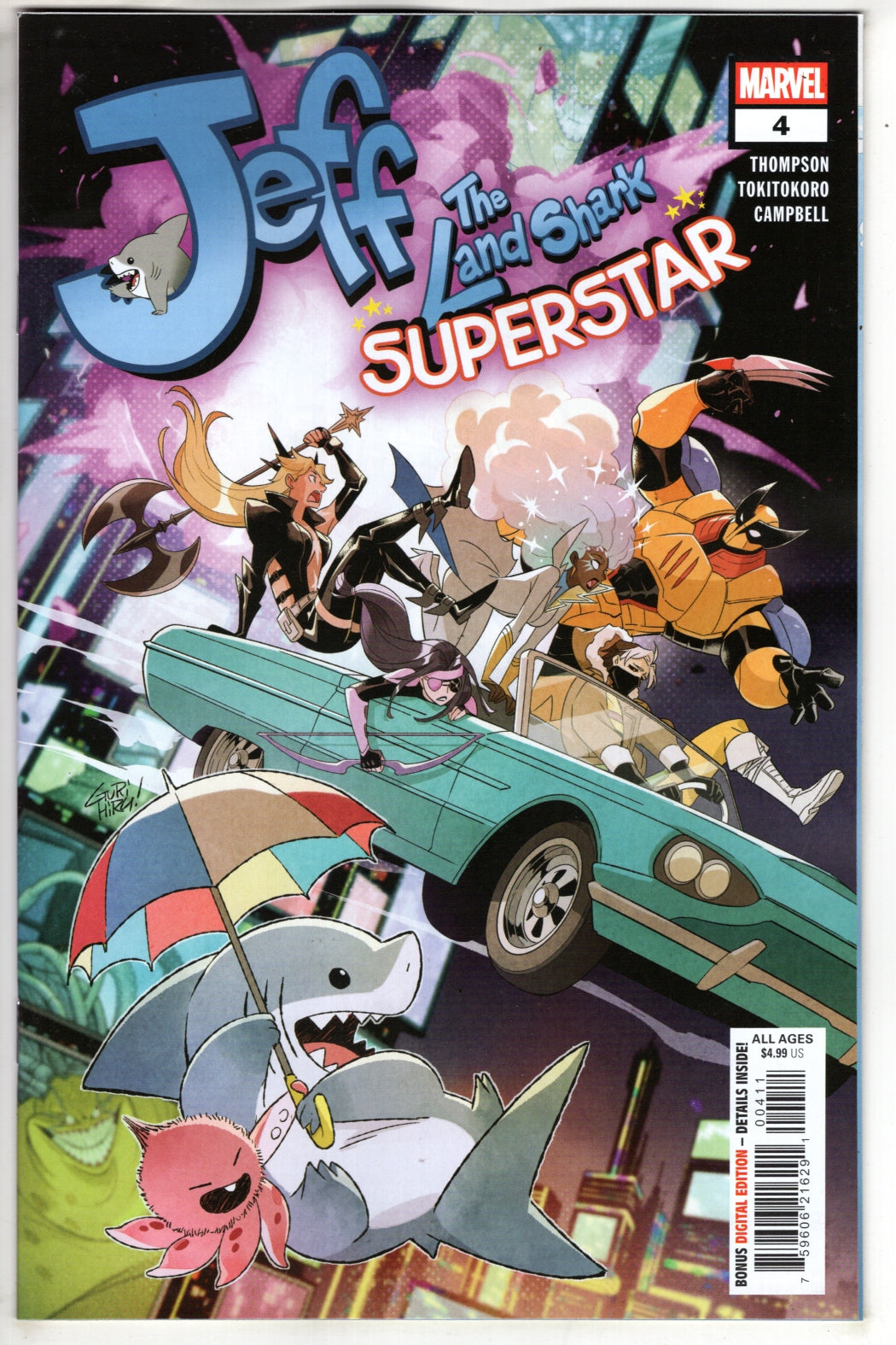 JEFF THE LAND SHARK: SUPERSTAR #4 (VF/NM)