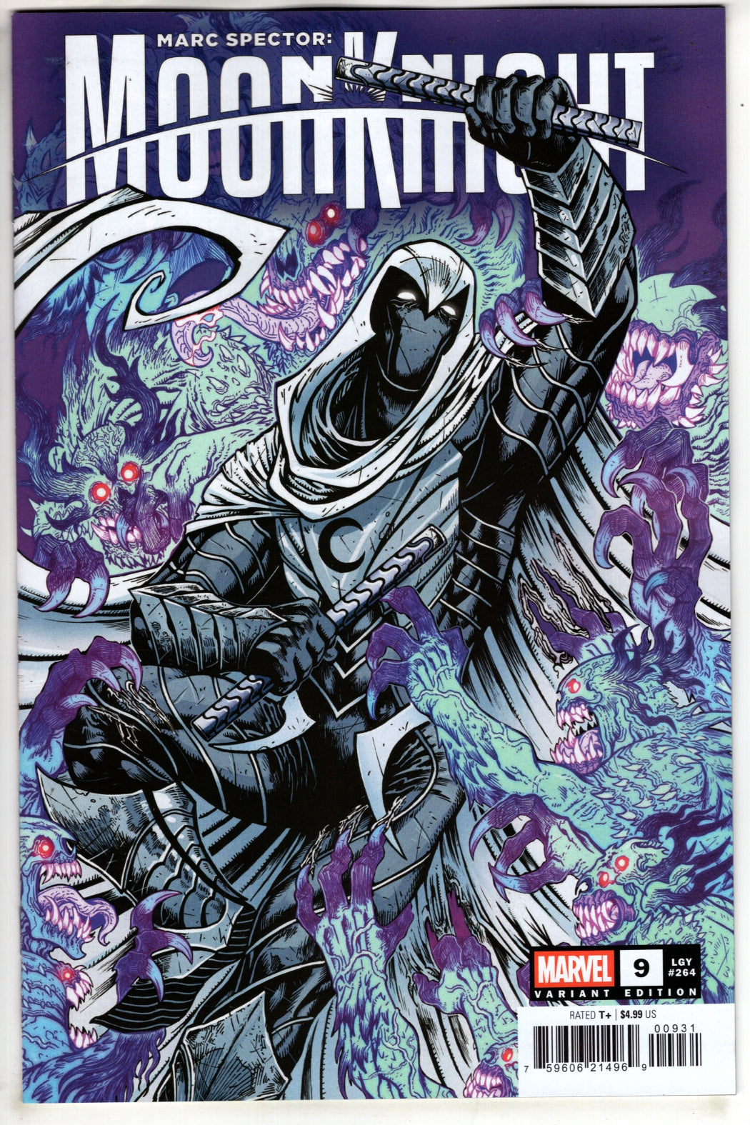 MARC SPECTOR: MOON KNIGHT #9 MARIA WOLF VARIANT (VF/NM)