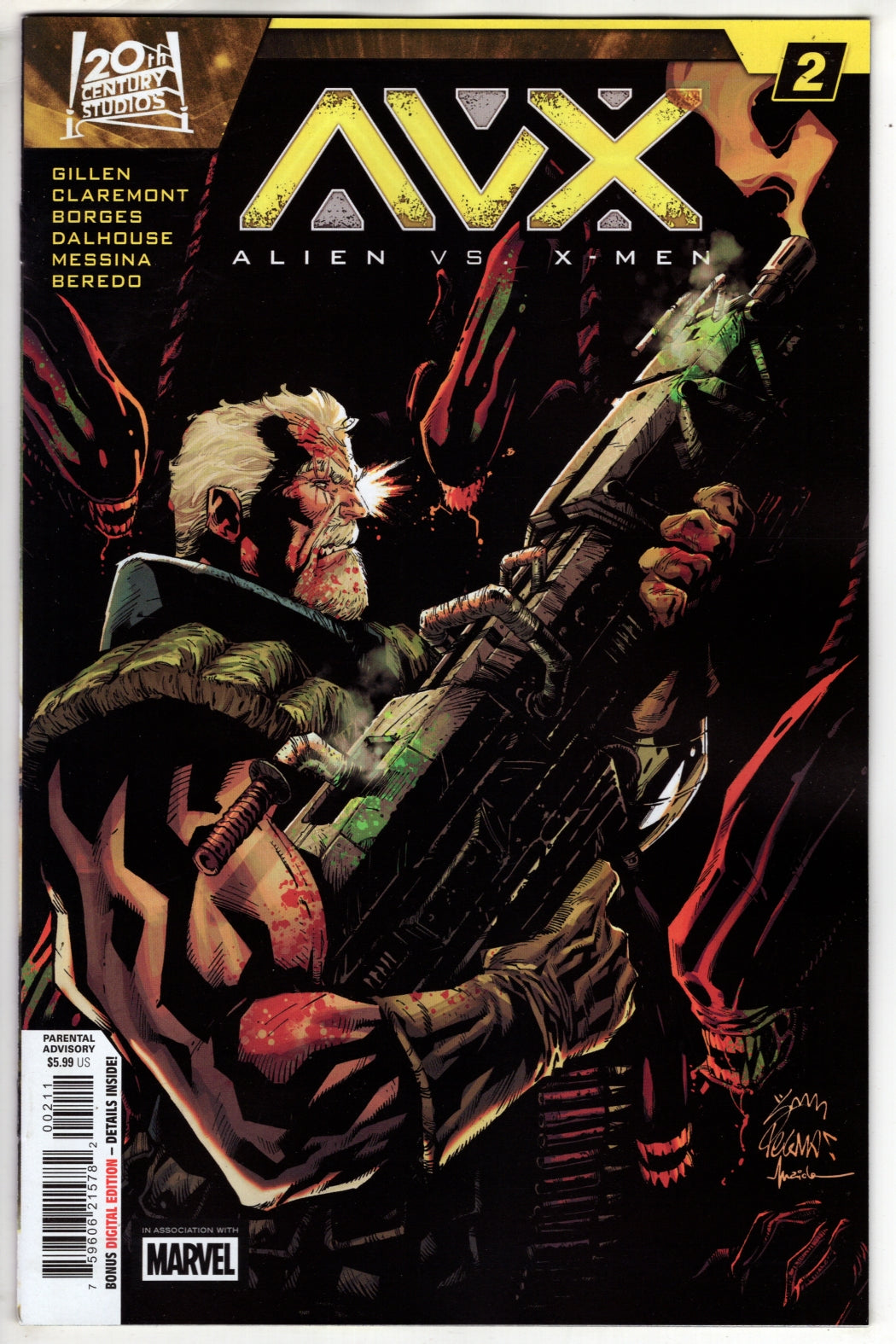 ALIEN VS. X-MEN #2 (VF/NM) - Packrat Comics