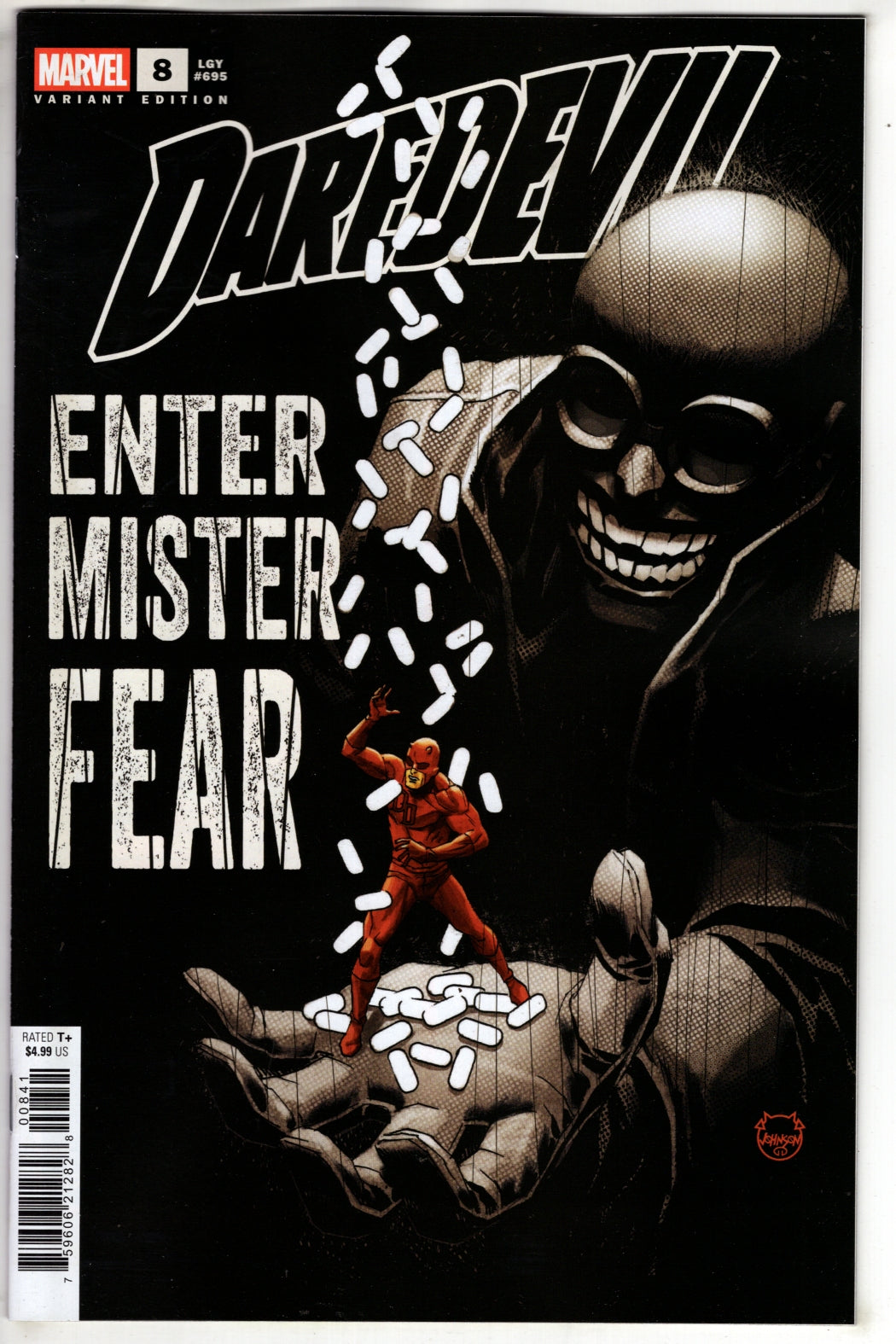 DAREDEVIL #8 DAVE JOHNSON VARIANT (VF/NM) - Packrat Comics