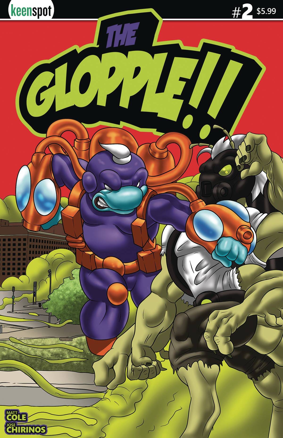 KEENSPOT ENTERTAINMENT COMIC BOOK GLOPPLE #2 CVR A JOSE CHIRINOS