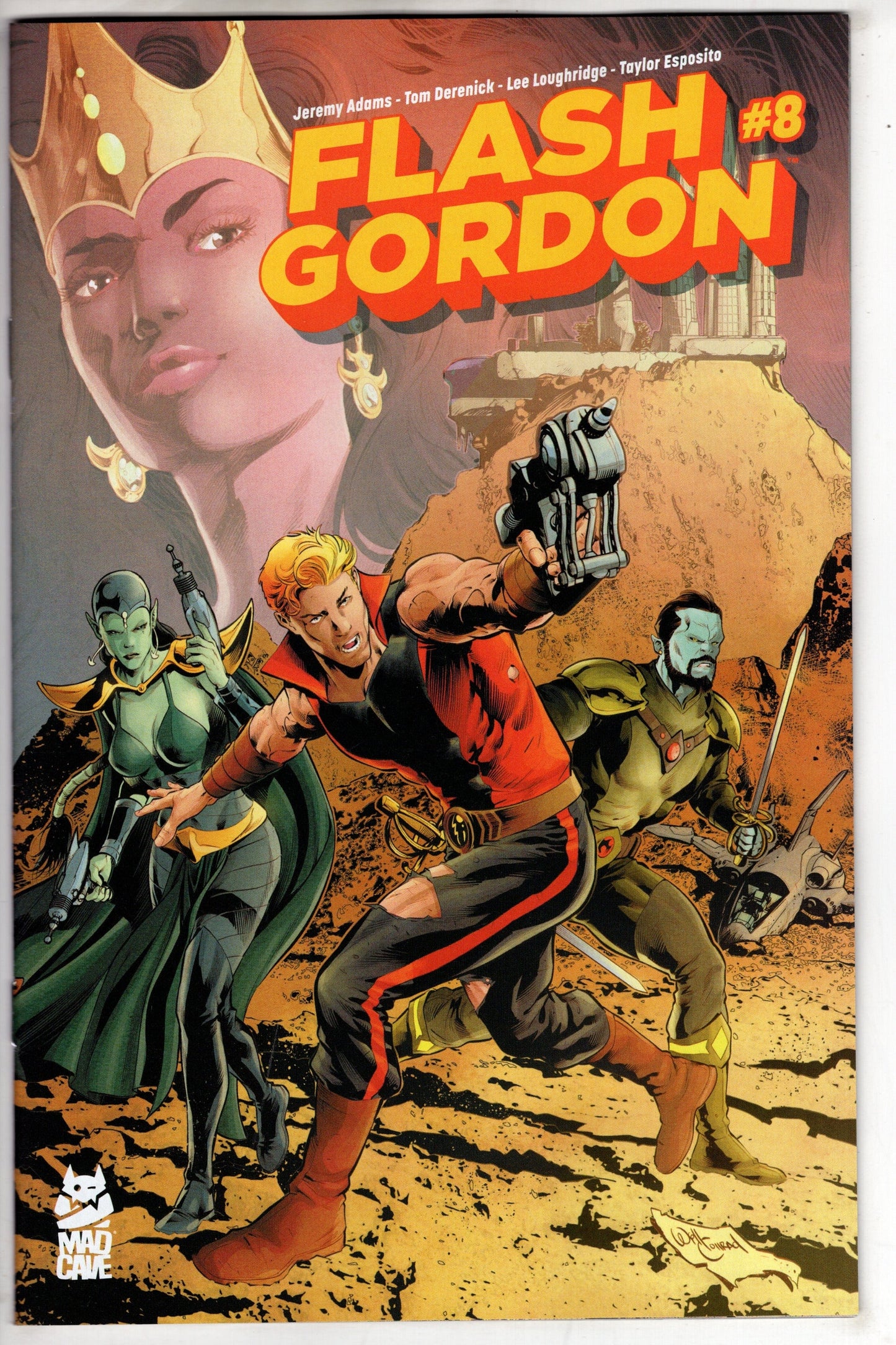 MAD CAVE STUDIOS COMIC BOOK FLASH GORDON #8 CVR A WILL CONRAD