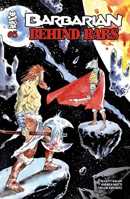 Mad Cave Studios NEW THIS WEEK BARBARIAN BEHIND BARS #5 (OF 5) (VF/NM)