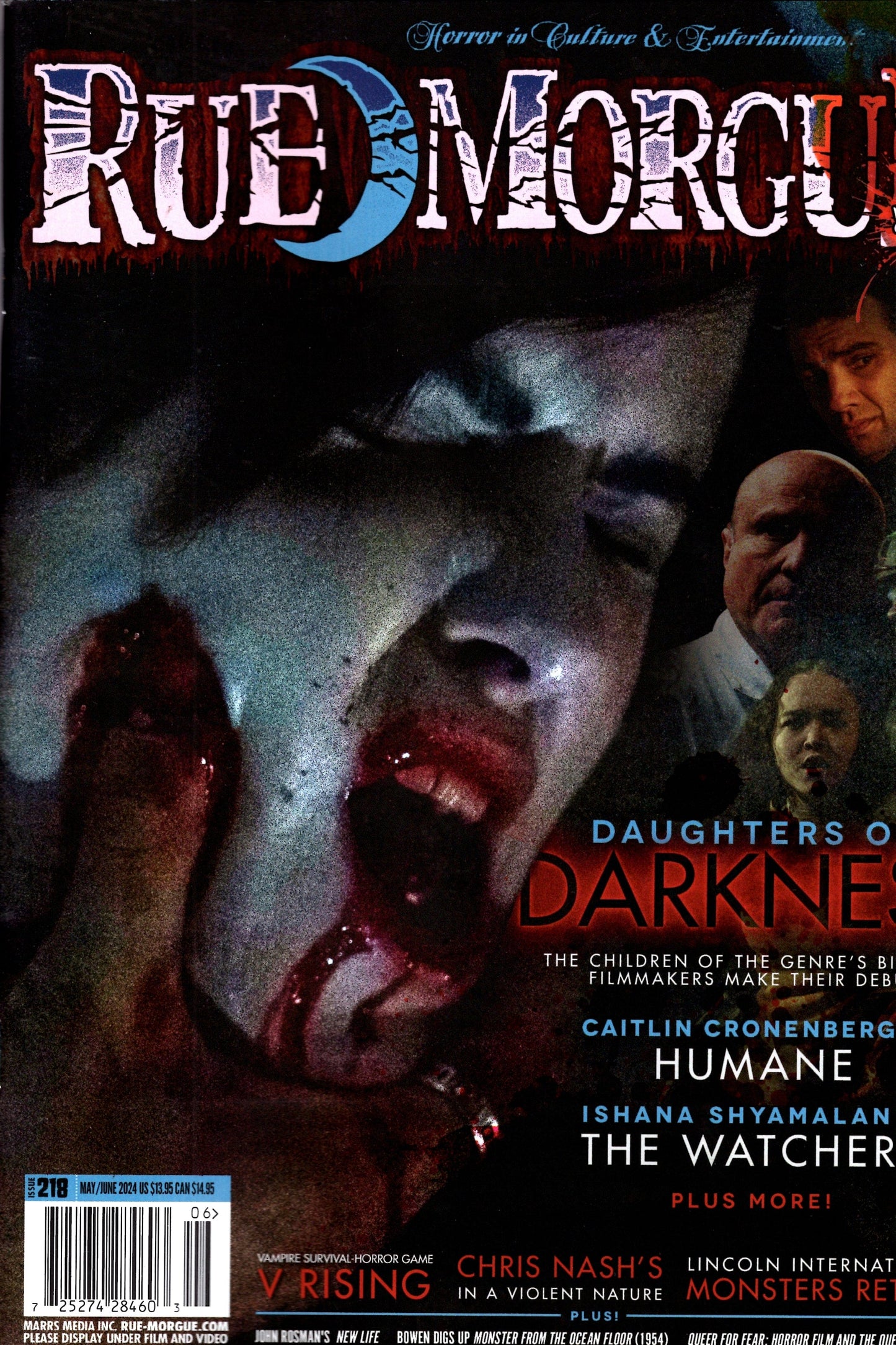 MARRS MEDIA INC COMIC BOOK Rue Morgue Magazine #218