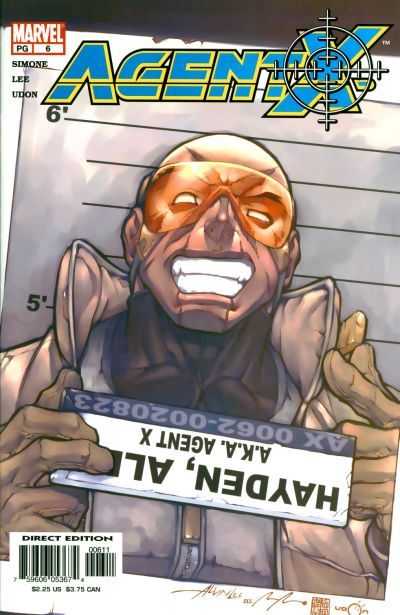 Marvel COMIC BOOK Agent X #6 (FN)