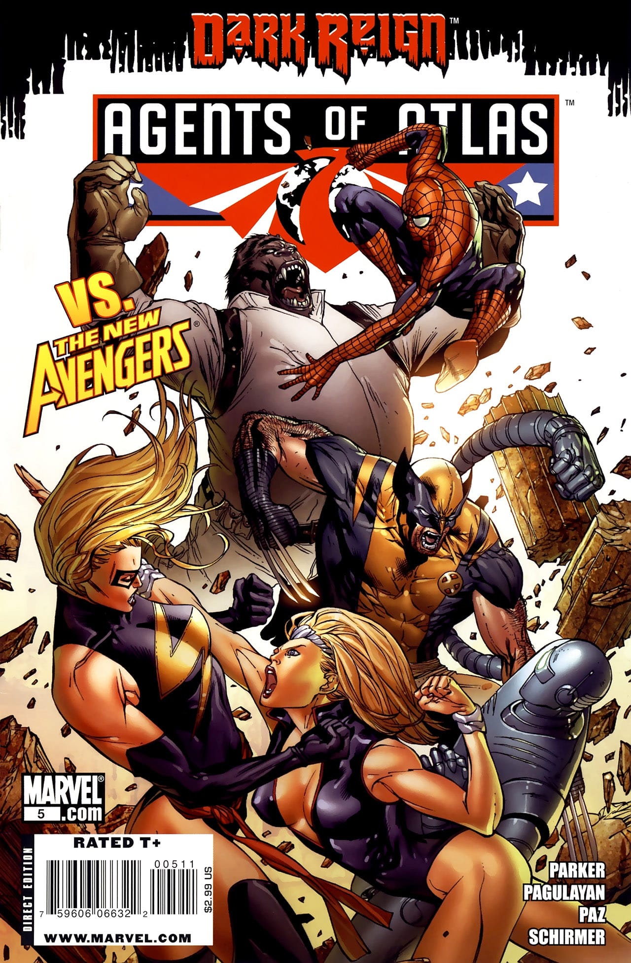 Marvel COMIC BOOK Agents of Atlas #5 (VF)