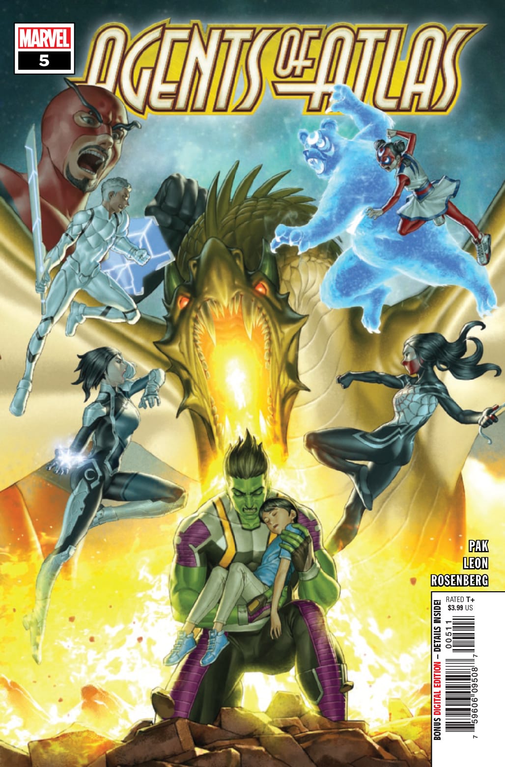 Marvel COMIC BOOK Agents of Atlas #5 (VF/NM)