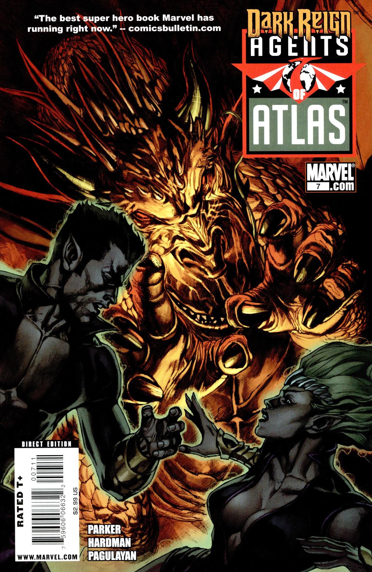 Marvel COMIC BOOK Agents of Atlas #7 (VF)