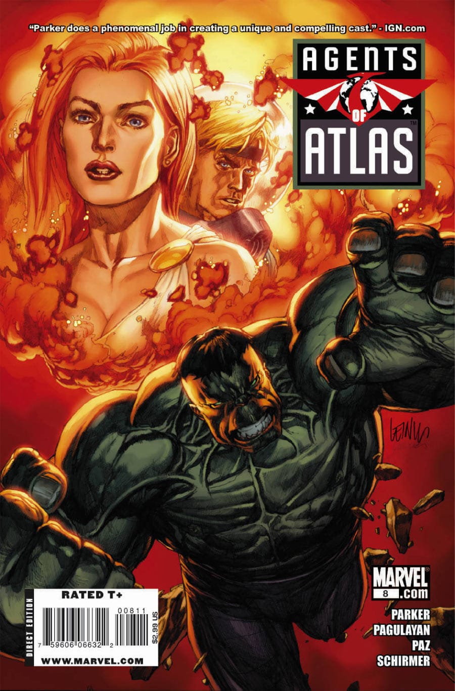 Marvel COMIC BOOK Agents of Atlas #8 (VF)