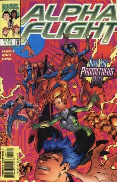 Marvel COMIC BOOK Alpha Flight #10