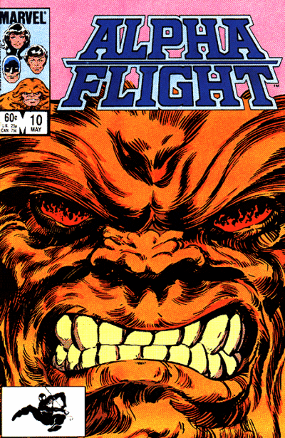 Marvel COMIC BOOK Alpha Flight #10 (VF/NM)