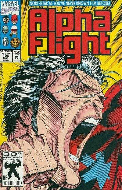 Marvel COMIC BOOK Alpha Flight #106 (VF)