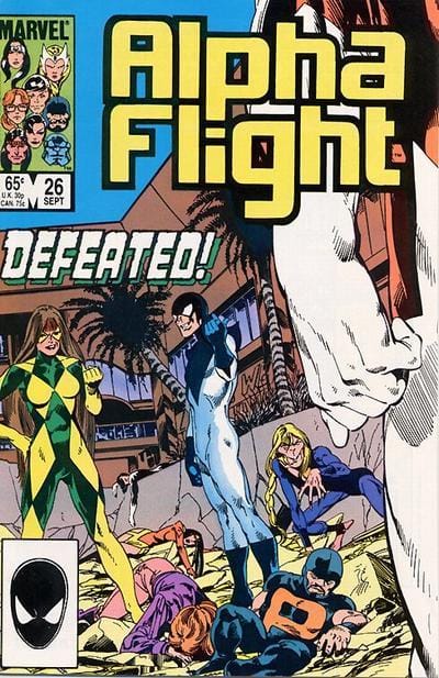 Marvel COMIC BOOK Alpha Flight #26 (VF/NM)