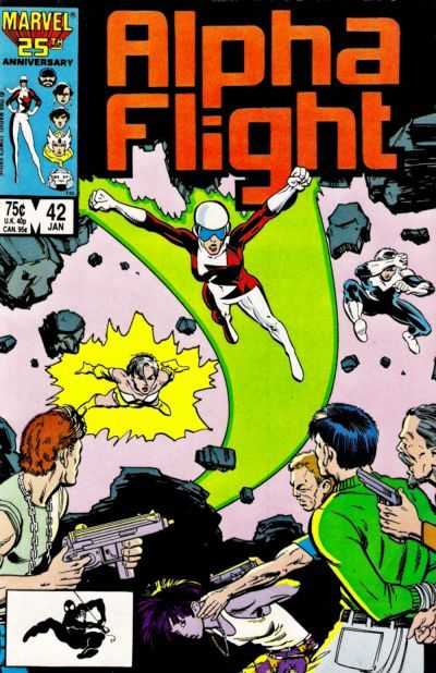 Marvel COMIC BOOK Alpha Flight #42 (VF)
