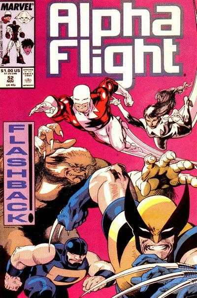 Marvel COMIC BOOK Alpha Flight #52 (VF)