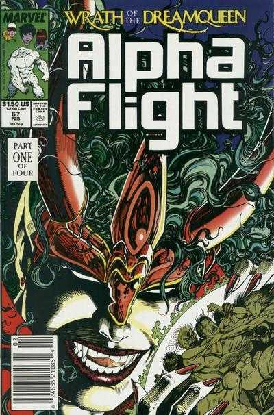 Marvel COMIC BOOK Alpha Flight #67 (VF)