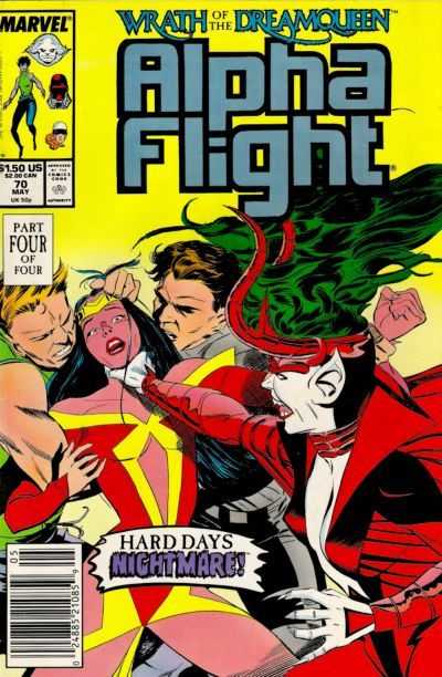 Marvel COMIC BOOK Alpha Flight #70 (VF)
