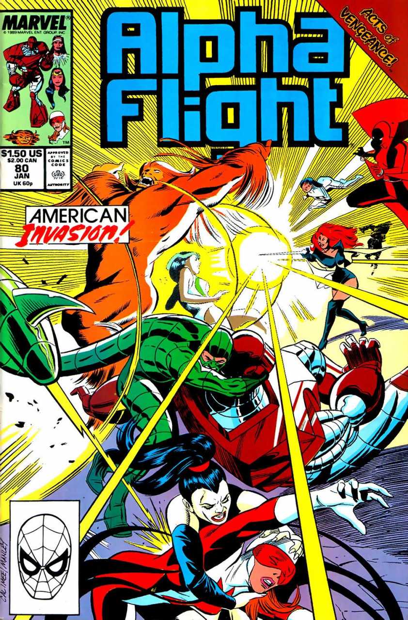 Marvel COMIC BOOK Alpha Flight #80 (VF)