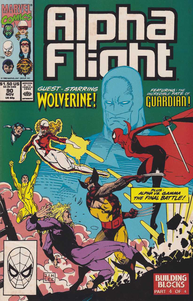 Marvel COMIC BOOK Alpha Flight #90 (VF)