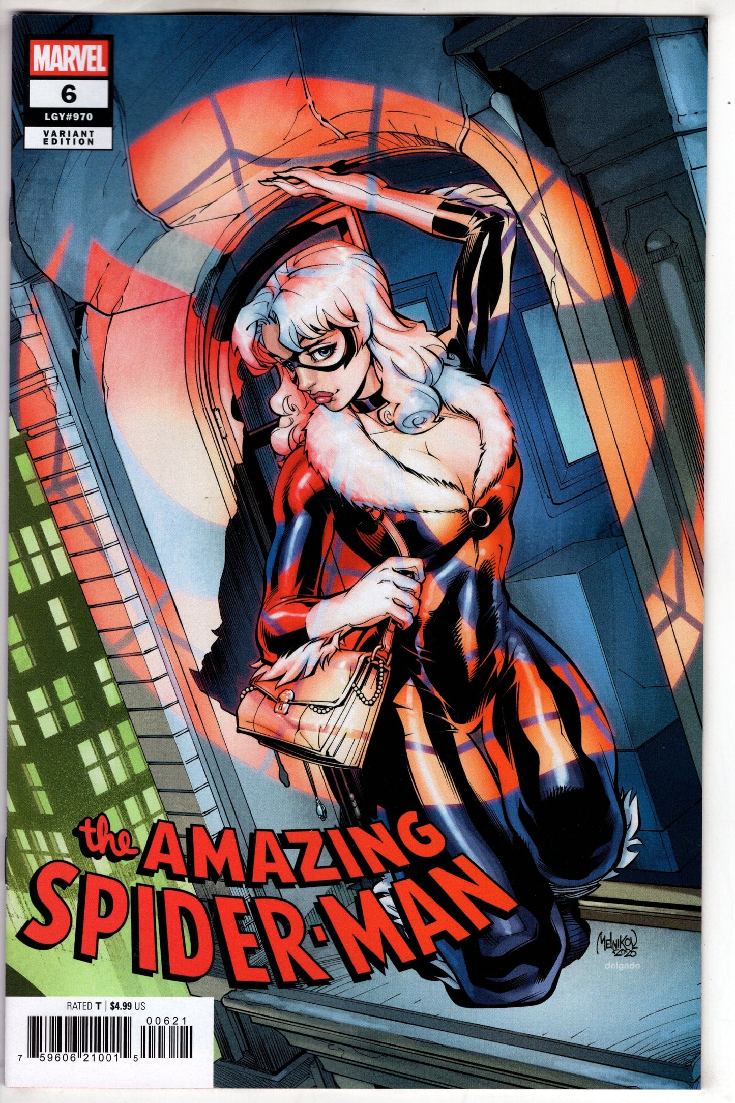 Marvel COMIC BOOK AMAZING SPIDER-MAN #6 GLEB MELNIKOV BLACK CAT VARIANT