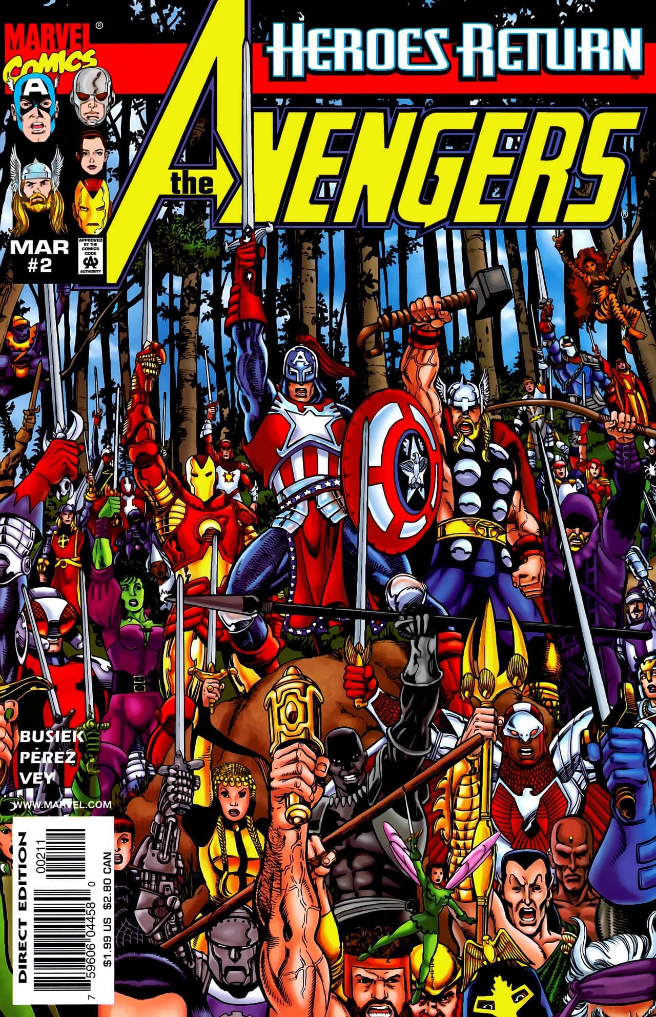 Marvel COMIC BOOK Avengers #2 - N (VF)
