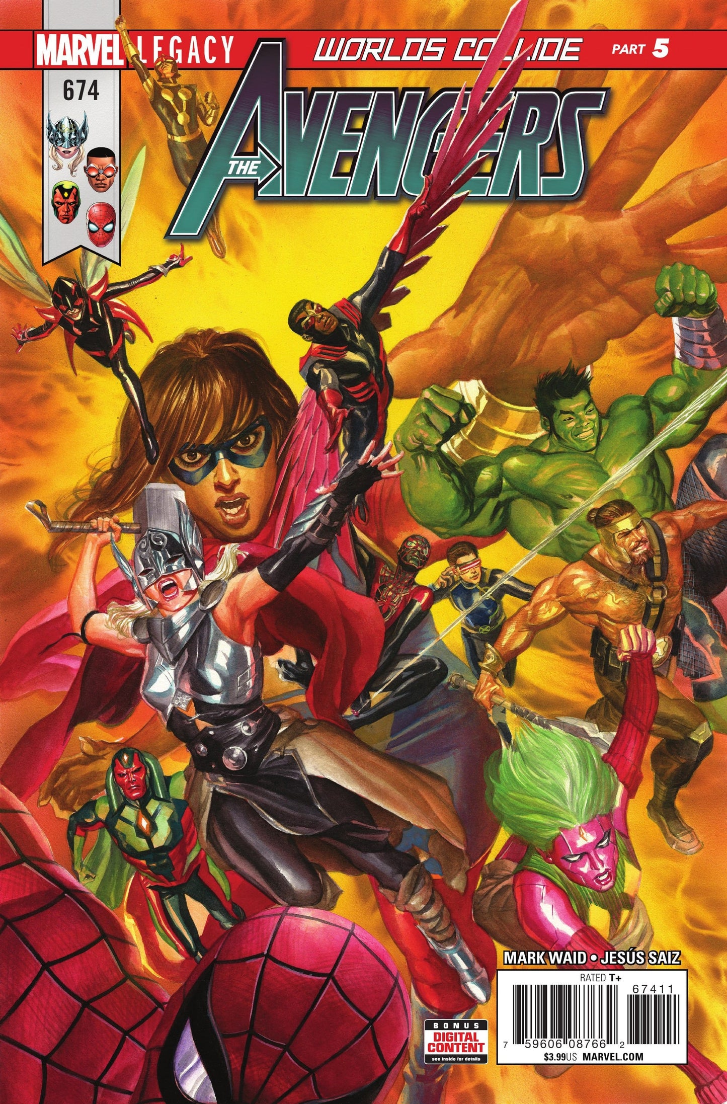 Marvel COMIC BOOK Avengers #674 (VF/NM)