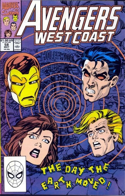 Marvel COMIC BOOK Avengers West Coast #58 - CVR A (VF)